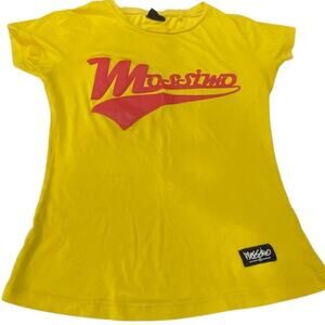 RETRO 90’s Mossimo Supply Co. Yellow Graphic  T-Shirt Size small